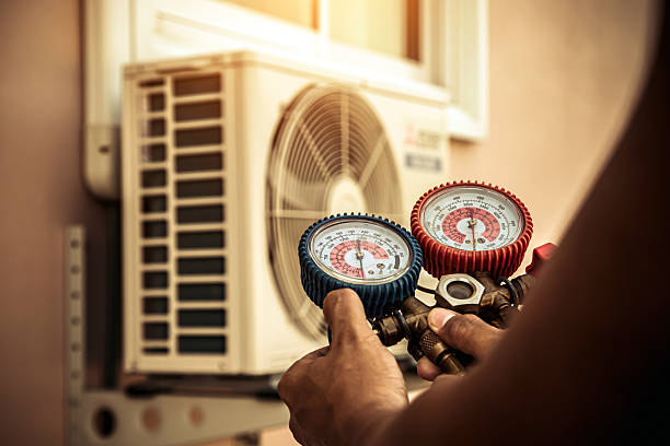 Professional Ductwork Repair technician working in North Richland Hills, TX